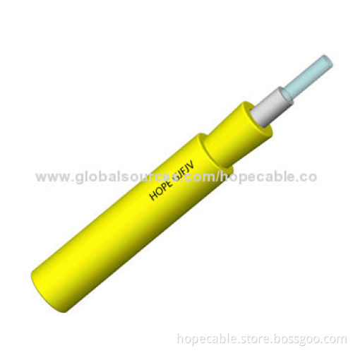 Out Sheath Single-fiber Indoor Optic Cable, Kevlar Yarn, Tight Buffer, Loose Tube GJFJV